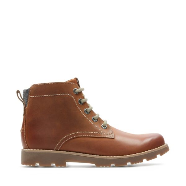 Clarks Boys Comet Rock Casual Shoes Brown | USA-6042871